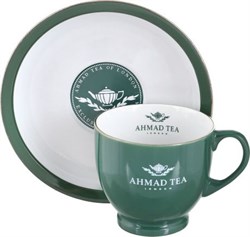 Пара чайная зеленая с логотипом "Ahmad Tea" - фото 5792