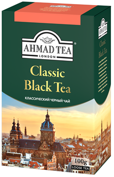 Чай "Ahmad Tea" «Классический», чёрный, листовой, 100г - фото 5889