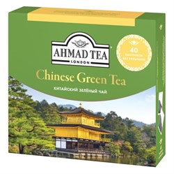 Чай "Ahmad Tea" «Китайский», зелёный, в пакетиках без ярлычков, 40х1,8г - фото 5924