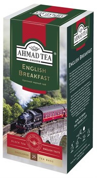 Чай "Ahmad Tea" Английский завтрак, в пакетиках с ярлычками в конвертах из фольги, 25х2г - фото 6601