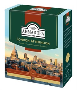 Чай "Ahmad Tea", Чай Лондонский полдник, пакетики в конвертах,100х2г - фото 7300