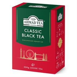 Чай "Ahmad Tea" «Классический», чёрный, листовой, 200г - фото 8293