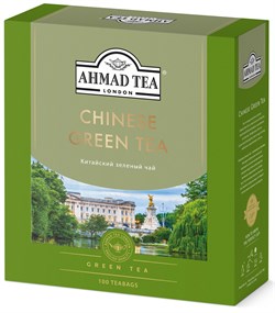 Чай "Ahmad Tea" «Китайский», зелёный, листовой, 100х1,8г - фото 8746