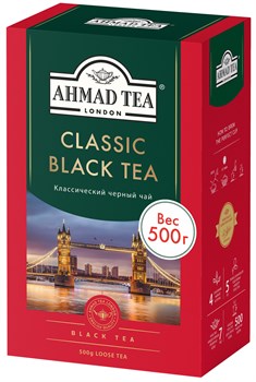 Чай "Ahmad Tea" «Классический», чёрный, листовой, 500г - фото 8784