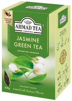 Чай "Ahmad Tea" Зелёный чай с жасмином, листовой, 200г 1311