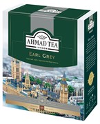Чай "Ahmad Tea" Эрл Грей, чёрный, с бергамотом, в пакетиках в индивидуальных конвертах, 100х2г