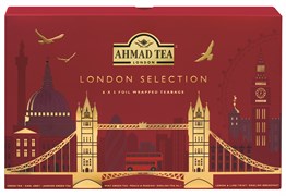 Чайный набор "Ahmad Tea" "Лондон Селекшн", пакетики в индивидуальных конвертах, 8 вкусов по 5 пакетиков