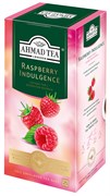 Чай "Ahmad Tea", Малиновое лакомство, чёрный, в пакетиках с ярлычками в конвертах, 25х1,5гр