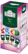 Чайное ассорти "Ahmad Tea" Ягодный Микс, пакетики в индивидуальных конвертах, 4 вкуса (24 пакетика)