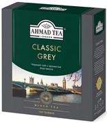 Чай "Ahmad Tea", Классик Грей, чёрный, с ароматом бергамота, в пакетиках  с ярлычками, 100х1,9г