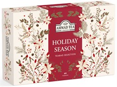 Чай "Ahmad Tea", Ассорти Чайное "Праздничный Сезон", пакетики в конвертах, 12 вкусов, (60 пак)