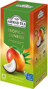 Чай "Ahmad Tea", Tropical Sunrise/Тропический Рассвет, зеленый, пак. в конвертах, 25х1,5г