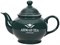 Чайник заварочный "Ahmad Tea" с фильтром, зелёный, керамический, 850 мл - фото 6766