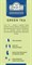 Чай "Ahmad Tea", зелёный чай без кофеина, пакетики с ярлычками в конвертах, 20х1,5г - фото 7965